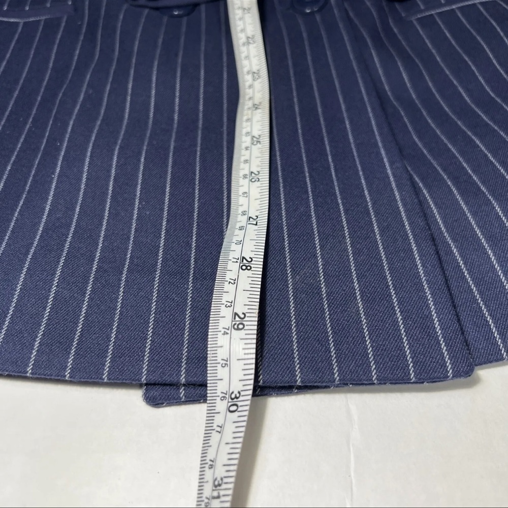 Lane Bryant Belted Blazer Navy Size 14 Classic Suit Coat Jacket Formal Business - Picture 10 of 15